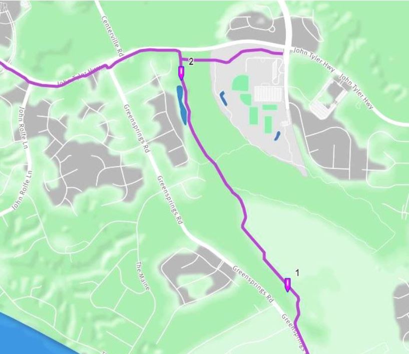 A portion of the Virginia Capital Trail will be closed throughout the next month for emergency repairs. (WYDaily/courtesy VDOT)