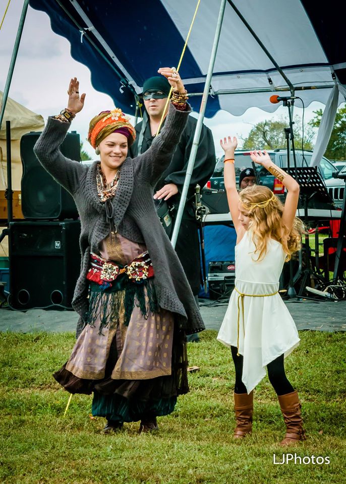 The festival includes family-friendly activities that provide both fun and historical context to guests. (WYDaily/Courtesy Ann Reineri)