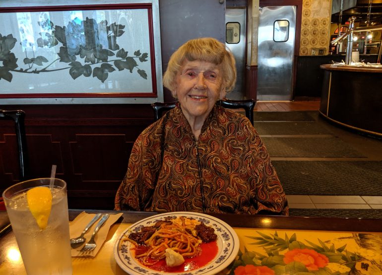 Mari Barb poses for a photo at Peking Restaurant in Williamsburg on Aug. 29, 2019. (WYDaily/Sarah Fearing)