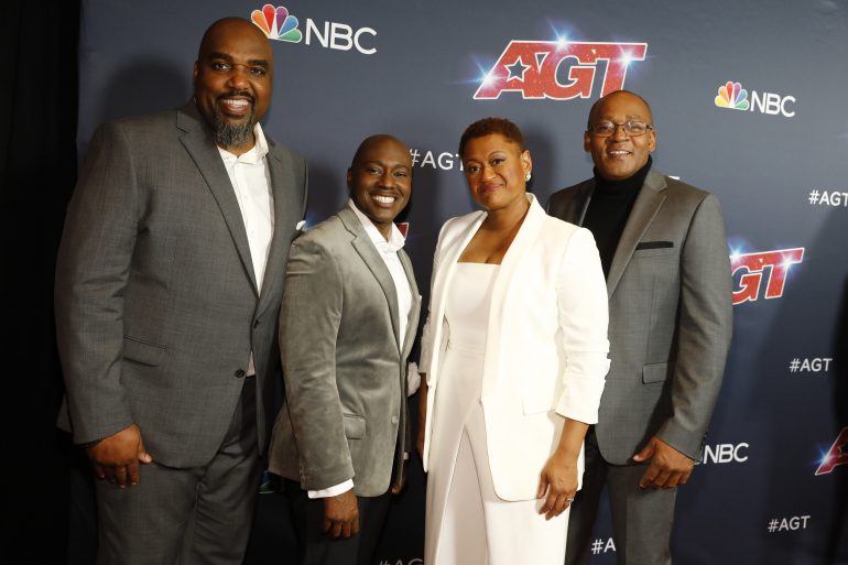 Williamsburg resident Ron Henry (left) and three other active duty and retired military members -- together comprising a cappella group Voices of Service -- are in the running to win this year’s America’s Got Talent. (WYDaily/Courtesy of Trae Patton/NBC)