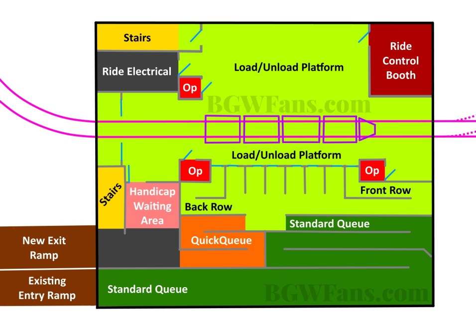 A recreated plan by BGWFans shows the station formerly used by Drachen Fire in a new form in leaked documents. (WYDaily/Courtesy of BGWFans)