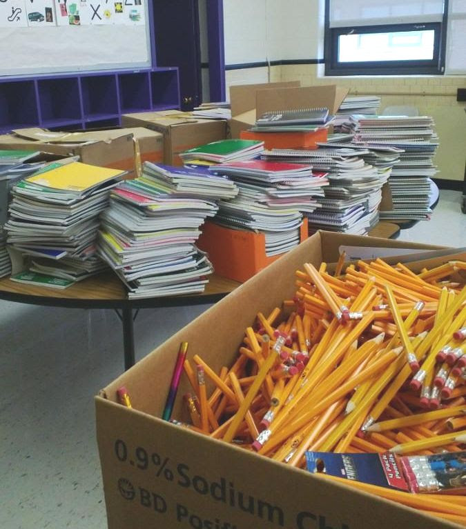 The IMPACT event collects backpacks and school supplies for kids in Newport News (WYDaily/ Courtesy of the city of Newport News)