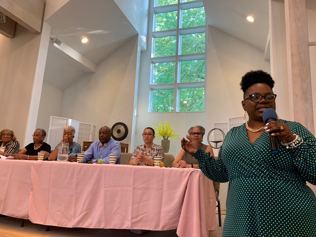 Th Village Initiative hosted a public forum on integration. (WYDaily.Courtesy Amy Quark)