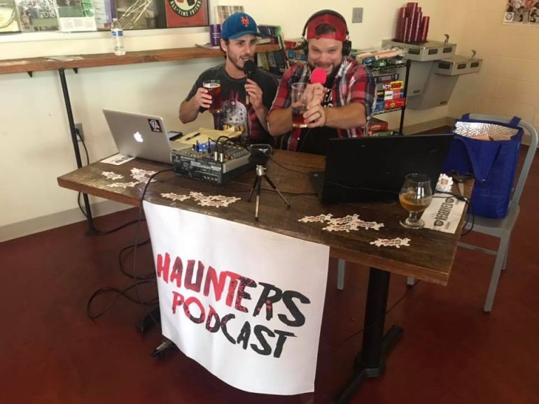 The Haunters Podcast had a live show at the Virginia Beer Company on Friday the 13th. (WYDaily/ Courtesy of the Haunters Podcast)
