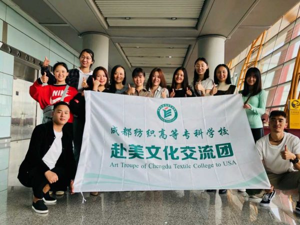 The Art Troupe of the Chengdu Textile College in China is performing several traditional Chinese dances on the peninsula (WYDaily/ Courtesy of the Sister Cities of Newport News)