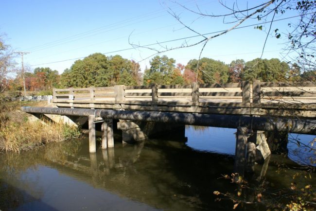 The bridge over Brick Kiln Creek is being replaced by VDOT starting Monday. (WYDaily/ Courtesy of VDOT)