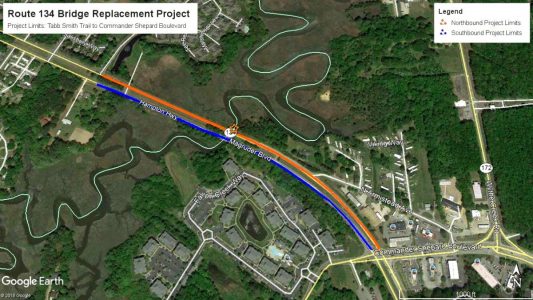 The bridge on Route 143 border York County and will be replaced by VDOT starting Monday. (WYDaily/ Courtesy of VDOT)