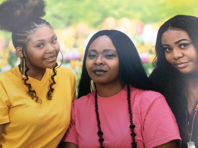 Zhyonna James, Neona James and Shy'Corrain King. (WYDaily/ Courtesy of Heavenly Lips)