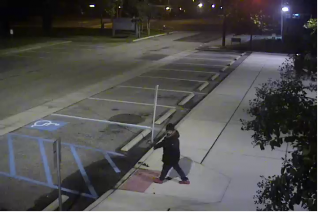 The city is looking for this man who was seen with a pitbull puppy, which turned up dead hours later outside the Peninsula Regional Animal Shelter. (WYDaily/ Courtesy of the city of Newport News)