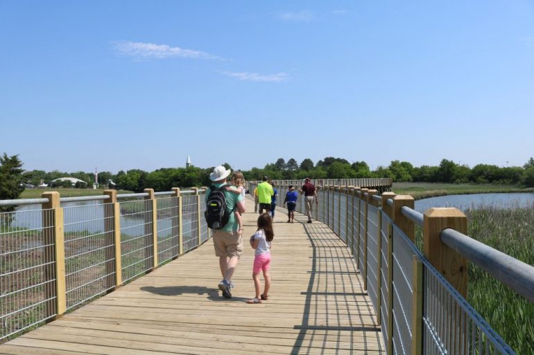 Waterwalk at Central Park is expected to be finished by the end of the year. (WY Daily/Courtesy City of Hampton)