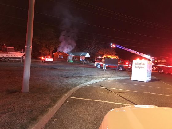 Fire Thursday in the 1200 block of Yorktown Road. (WYDAILY/Courtesy of York County Department of Fire and Safety)