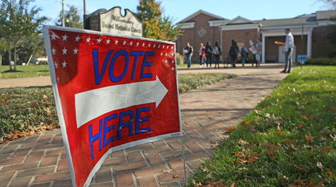Multiple student groups on campus have been encouraging voter registration and voting. (WYDaily/Courtesy of Stephen Salpukas)