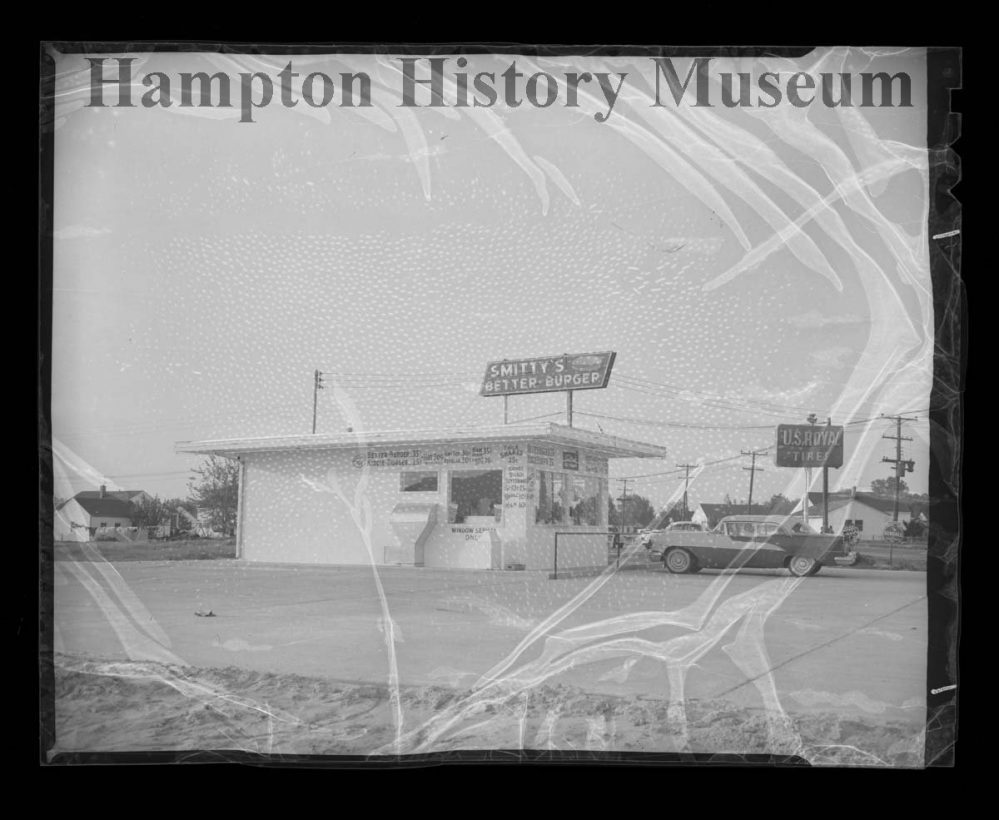 Smitty's Better-Burger Inc. is open after a fire in March forced its doors closed. (WYDaily/Courtesy Cheyne Studio Collection Hampton History Museum)