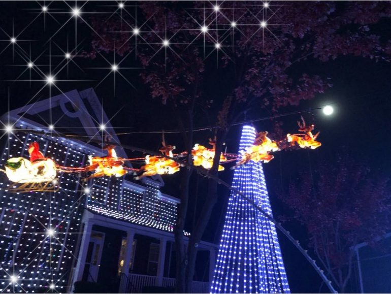 Sam Sansalone maps holiday light displays all over Hampton Roads (WYDaily/Courtesy Sam Sansalone)