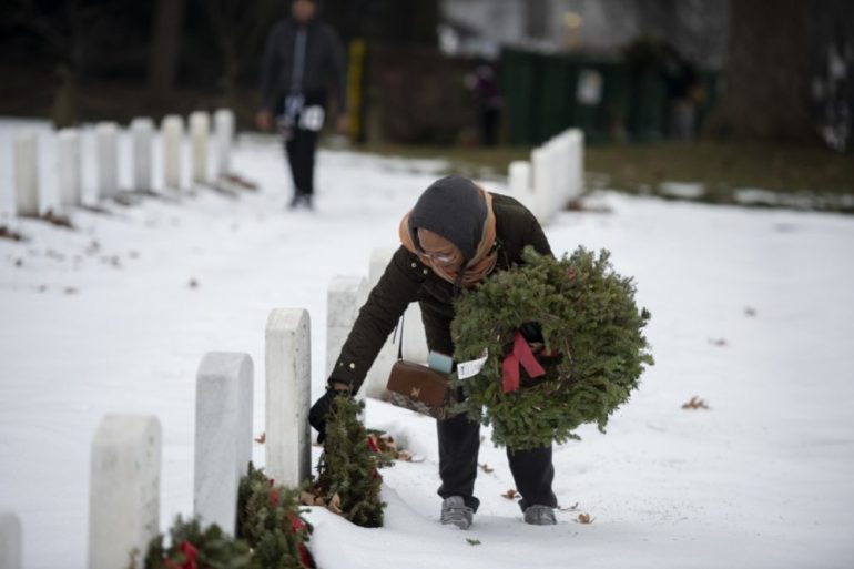Volunteers are needed at Hampton National Cemetery and Yorktown National Cemetery for this year's National Wreaths Across America Day. (WYDaily/U.S. Army photo by Elizabeth Fraser)