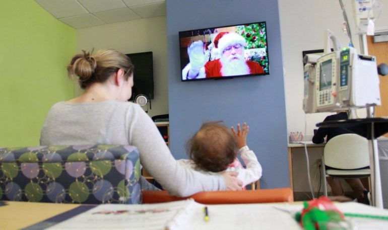 In the past, the Children's Hospital of the King's Daughters has done a number of events for the hospitalized children, such as having a virtual Santa visit them in their rooms. (WYDaily/Courtesy Elizabeth Earley)