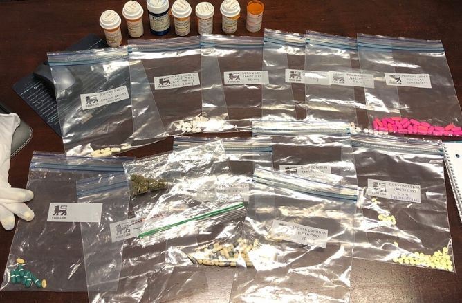 The pills were sent to the Virginia Department of Forensic Science for analysis (WYDaily/Courtesy of the James City County Police Department)(WYDaily/Courtesy of the James City County Police Department)