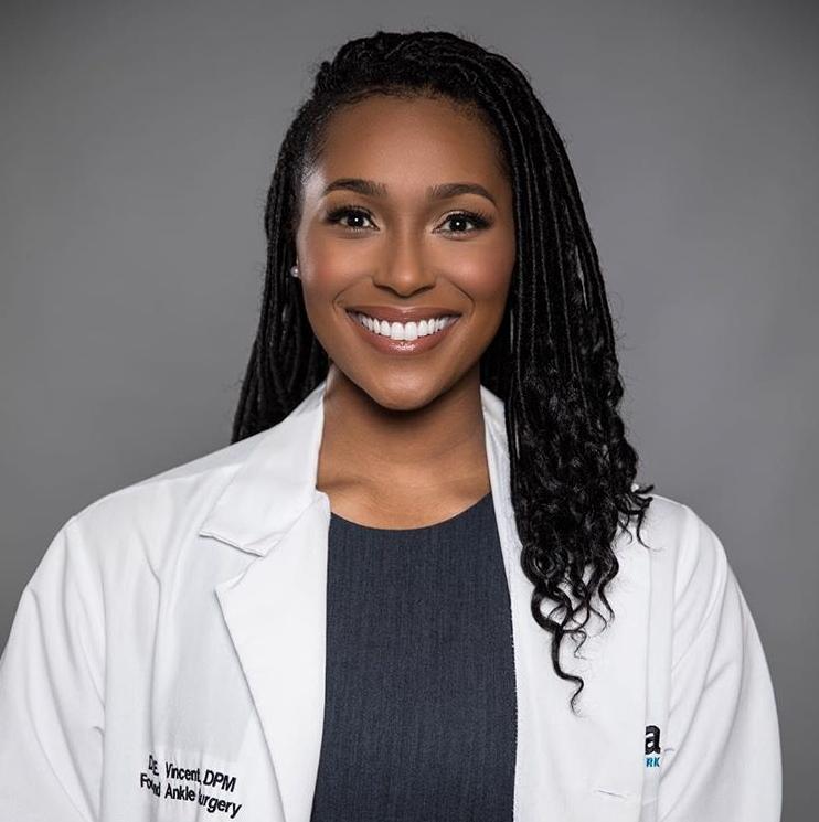 Dr. Ebonie Vincent is a Hampton alumna who is starring in reality show "My Feet Are Killing Me" which focuses on her practice as a foot and ankle surgeon. (WYDaily/Courtesy Hampton University)