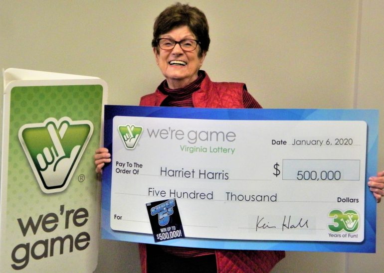 Harriet Harris (WYDaily/Courtesy of Virginia Lottery)