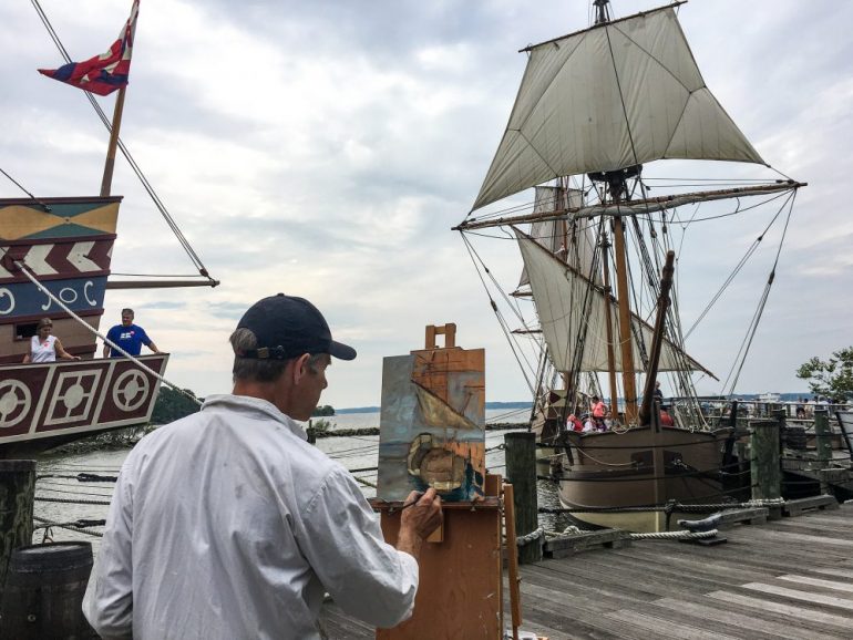 Jamestown Settlement will host the American Society of Marine Artists for their 18th National Exhibition. (WYDaily/Courtesy Jamestown Settlement)