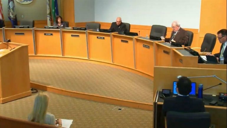 The James City County Board of Supervisors held a special meeting on Tuesday to address local issues regarding the coronavirus. (WYDaily/JCC YouTube)