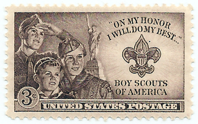 Boy Scouts of America Issue - June 30, 1950 (Wikimedia Commons)