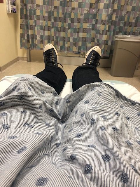 After multiple visits to the hospital, Smith is finally recovering from the virus but he still hasn't had all of his questions answered. (WYDaily/Courtesy Thomas Smith)