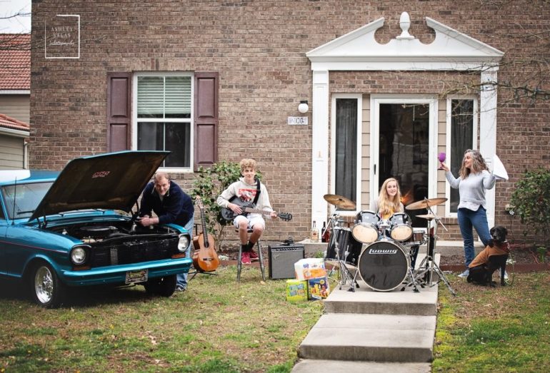Ashley Salas created her own Front Porch Photography project at the Bethel off-base housing for Joint Base Langley-Eustis. (WYDaily/Courtesy Ashley Salas)