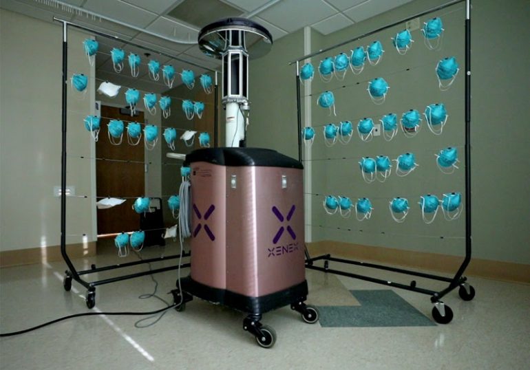 Riverside Health System is using UV technology to disinfect N95 respirators. (WYDaily/ Courtesy of Riverside)