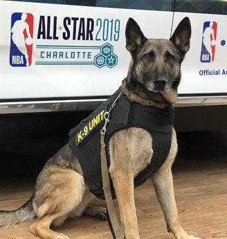 K-9 Cody is competing for the title of top Law Enforcement dog through the 2020 American Humane Hero Dog Awards. (WYDaily/ Courtesy of the American Humane Hero Dog Awards' website)