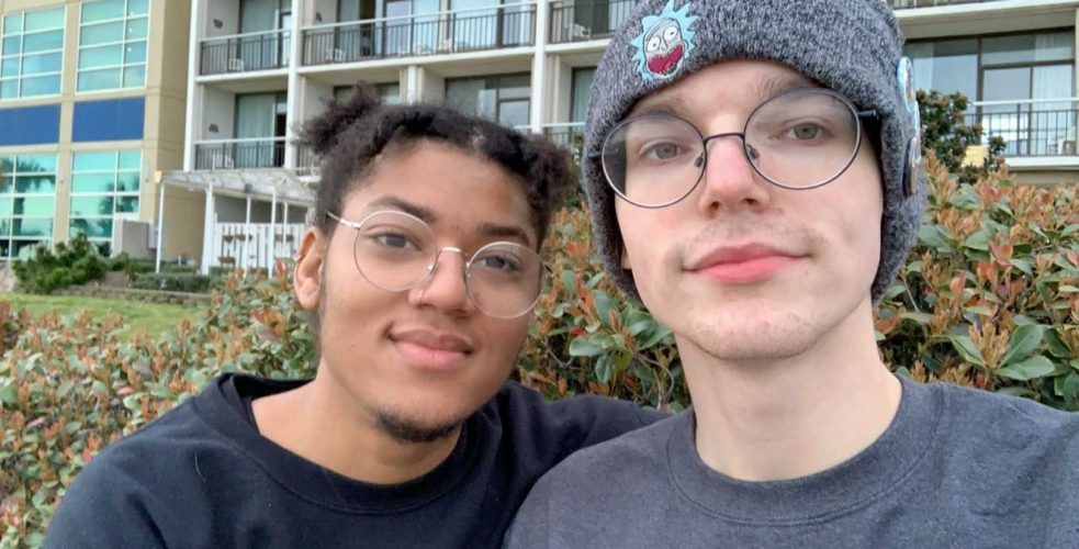 Victor McDaniel and his boyfriend, Elvis. (WYDaily/ Courtesy of Victor McDaniel)