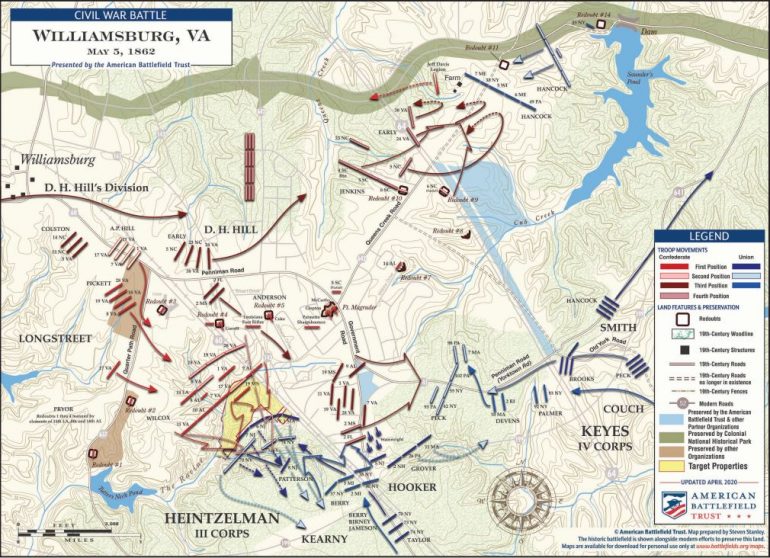 The American Battlefield Trust is one step closer to purchasing the property where the Battle of Williamsburg occurred in 1862. (WYDaily/Courtesy Mary Koik)