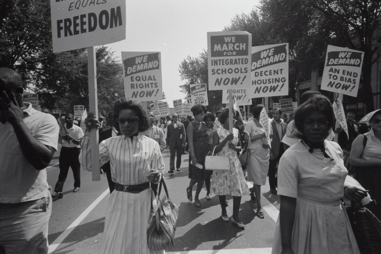 Civil Rights march in Washington, D.C. in 1963 (Library of Congress)
