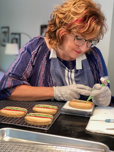 Maureen Roth spends hours each day perfecting the art on her cookies. (WYDaily/Courtesy Maureen Roth)