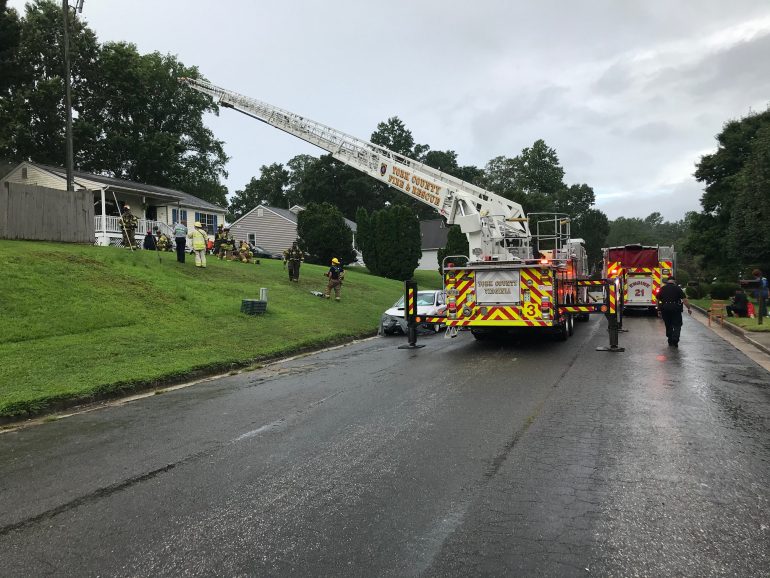 A fire in the 100 block of 100 block of Hickory Hills Drive in York County is under investigation. (WYDaily/Courtesy of York County Department of Fire and Life Safety)