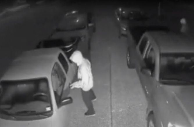 A Ring video of a recent larceny in James City County. (WYDaily/ Courtesy of James City County)