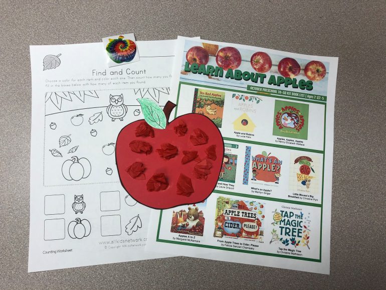 October's to go activity kit. (WYDaily/Courtesy of Yorktown Public Library)