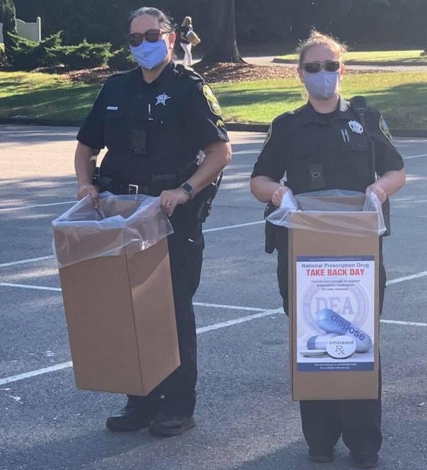 The York-Poquoson Sheriff's Office hosted its prescription drug take back day event recently. (WYDaily/ Courtesy of YPSO)