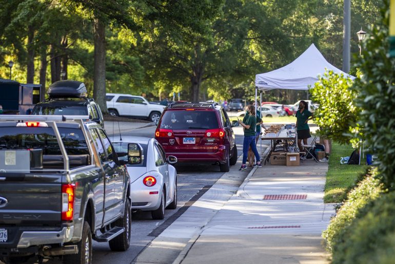 W&M upper class students report for fall classes over Labor Day weekend. (WYDaily file/Courtesy of Jim Agnew, W&M News)