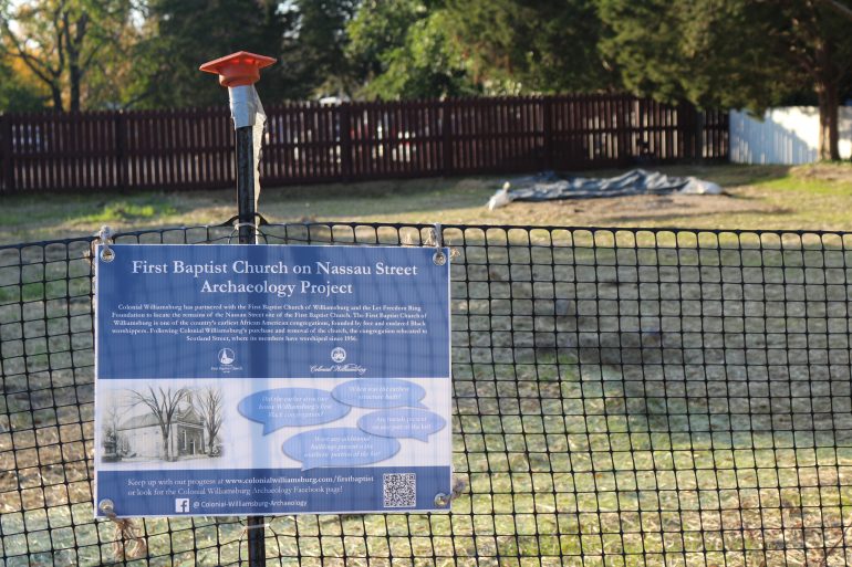 First Baptist Church on Nassau Street Archaeology Project (WYDaily/Gabrielle Rente)