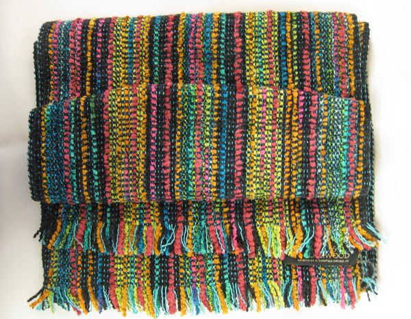 New hand loomed scarves of silk, bamboo, rayon, and chenille fibers available at A Touch Of Earth (WYDaily/ Courtesy of A Touch of Earth Facebook page)