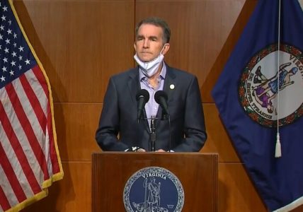 Gov. Ralph Northam during a December press conference in Richmond. (WYDaily/ Courtesy of InsideNoVa)
