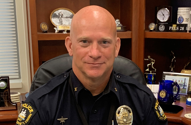 James City County Police Chief Brad Rinehimer has been promoted to Assistant County Administrator starting effective Jan. 16. (WYDaily/ Courtesy of James City County)