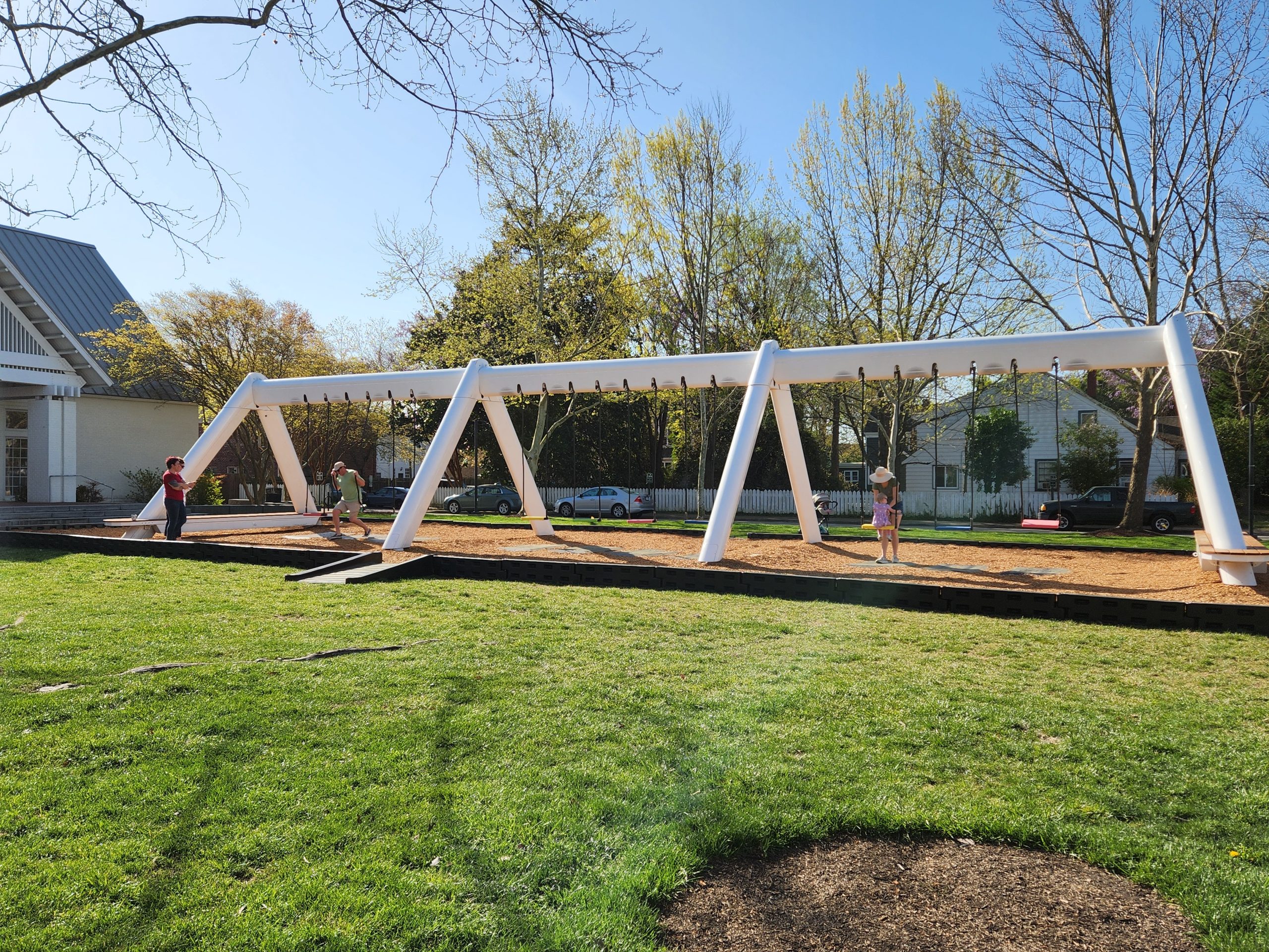 'Musical Swings' Temporary Public Art Installation Now Open; "Swing By" Event Planned for April 10