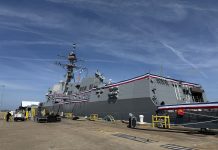 U.S.S. Harvey C. Barnum Jr. Commissions as Newest Arleigh Burke Class Destroyer