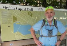 One Day, One Trail, One Cause: Local Man Completes Virginia Capital Trail Trek
