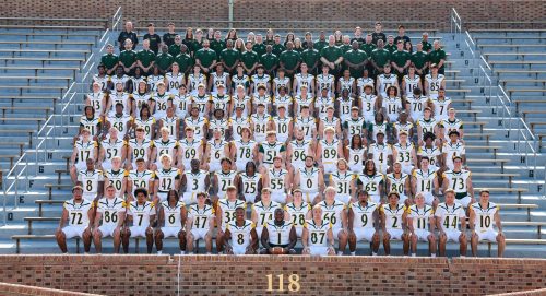 Team photo of the 2026 W&M Tribe Football Team