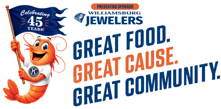 Hometown Radio Interview: Previewing The 45th Annual Kiwanis Shrimp Feast with Presenting Sponsor Williamsburg Jewelers [AUDIO]