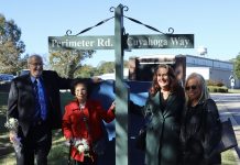 Coast Guard unveils ‘Cuyahoga Way’ street sign at Yorktown ceremony