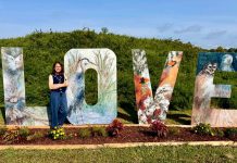 New Greensprings Trail sign is a labor of LOVE